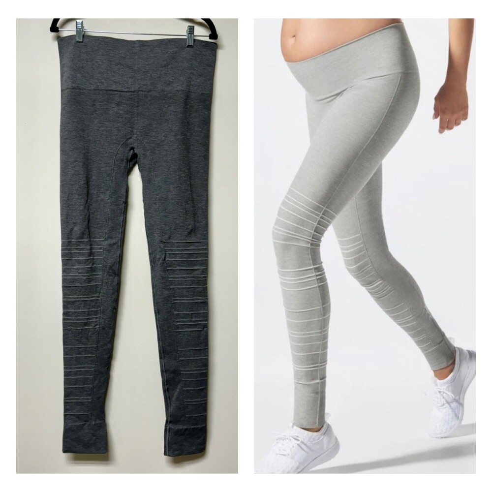 BLANQI Hipster Contour Support Leggings, Gray, Sz L